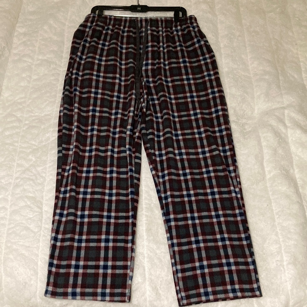 Blue and Red pajama pants with Elastic Waistband